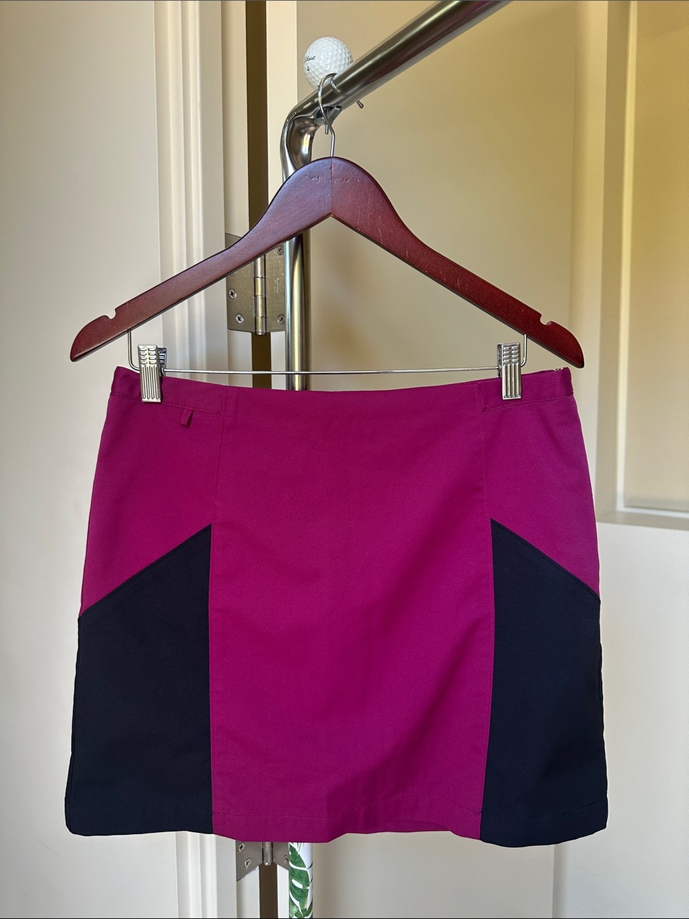 adidas Magenta and Black Sport Mini Skirt Size 6
